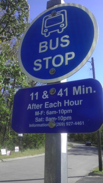 Bus Stop Sign